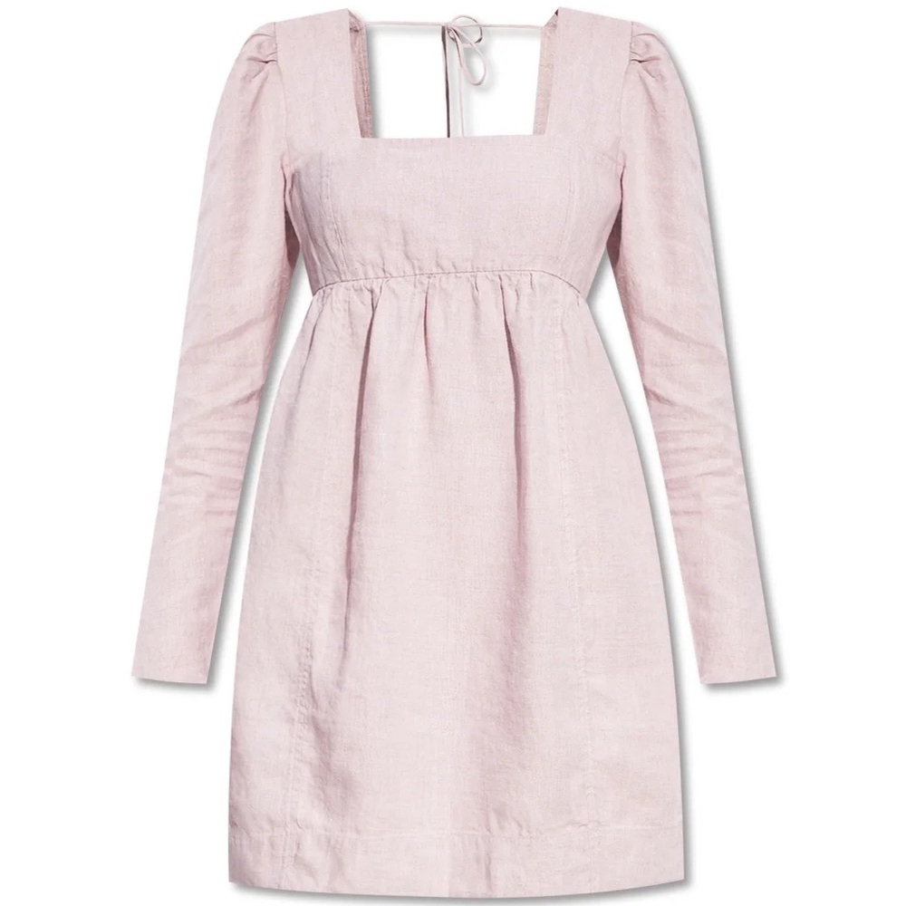 Ganni Hemp Babydoll Dress